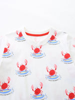 Children's Crab Print T-Shirt & Shorts Set