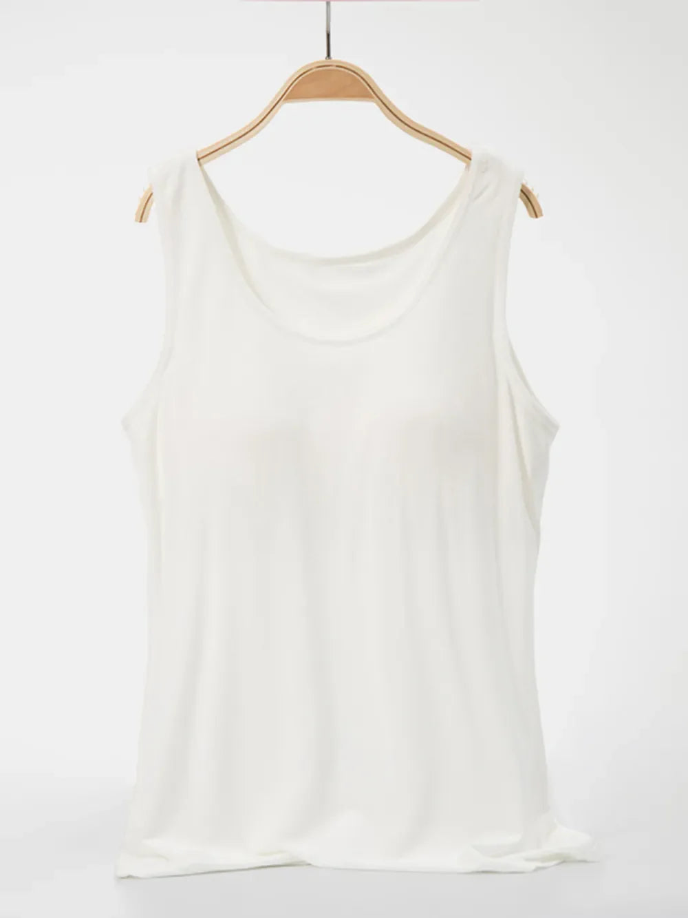 Scoop Neck Wide Strap Tank