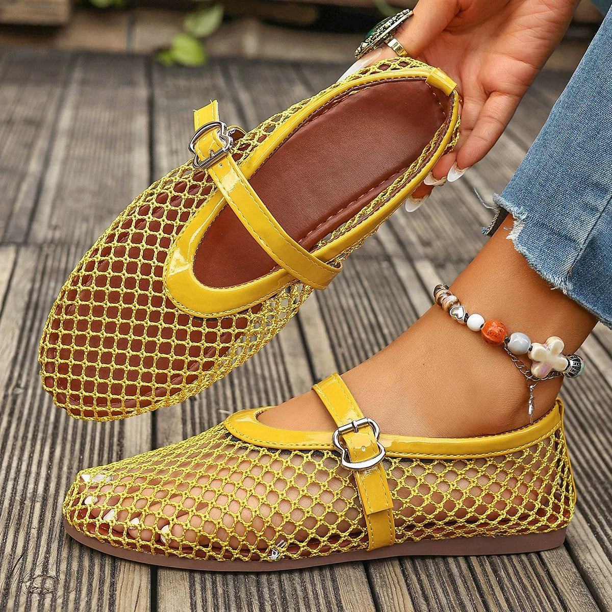 Round Toe Slip-Ons