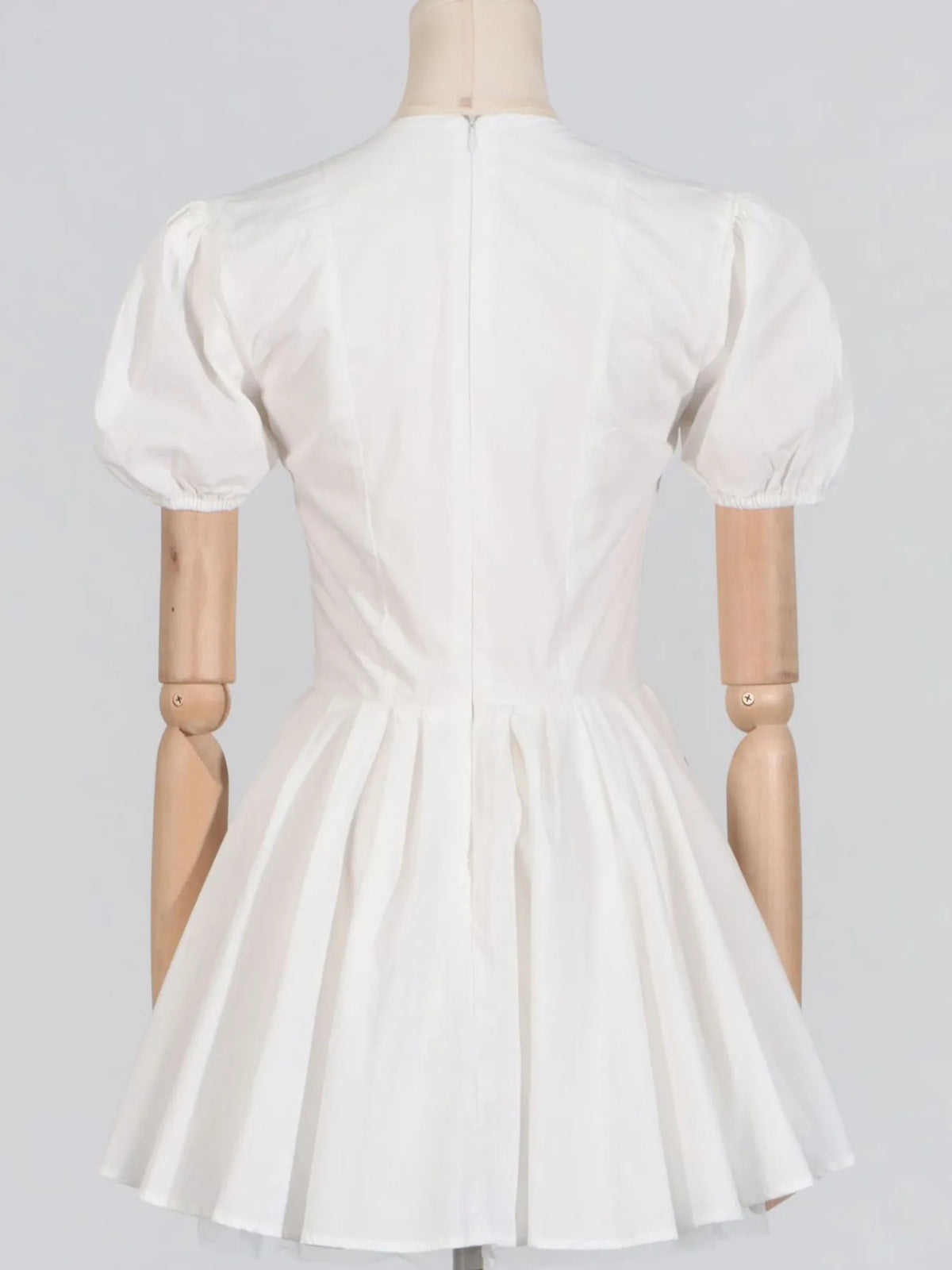 Ruffle Tiered Puff Sleeve Mini Dress