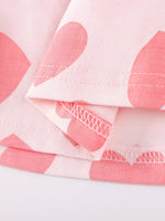 Children's Heart Print Casual Dress