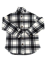 Plaid Button-Up Jacket