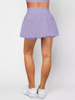 Tiered Skort with Drawstring