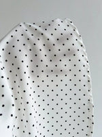 Lace Detail Polka Dot Mini Dress