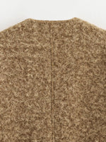 Textured Knit Tie-Front Outerwear