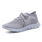Breathable Mesh Round Toe Lace Up Athletic
