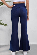 High-Waisted Flare Jeans