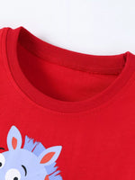 Children's Zebra Round Neck T-Shirt