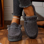 Round Toe Flats Slip-Ons