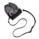 Owl Design Leather Crossbody Bag