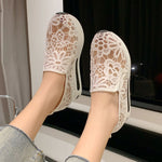 Lace Breathable Platform Slip-On