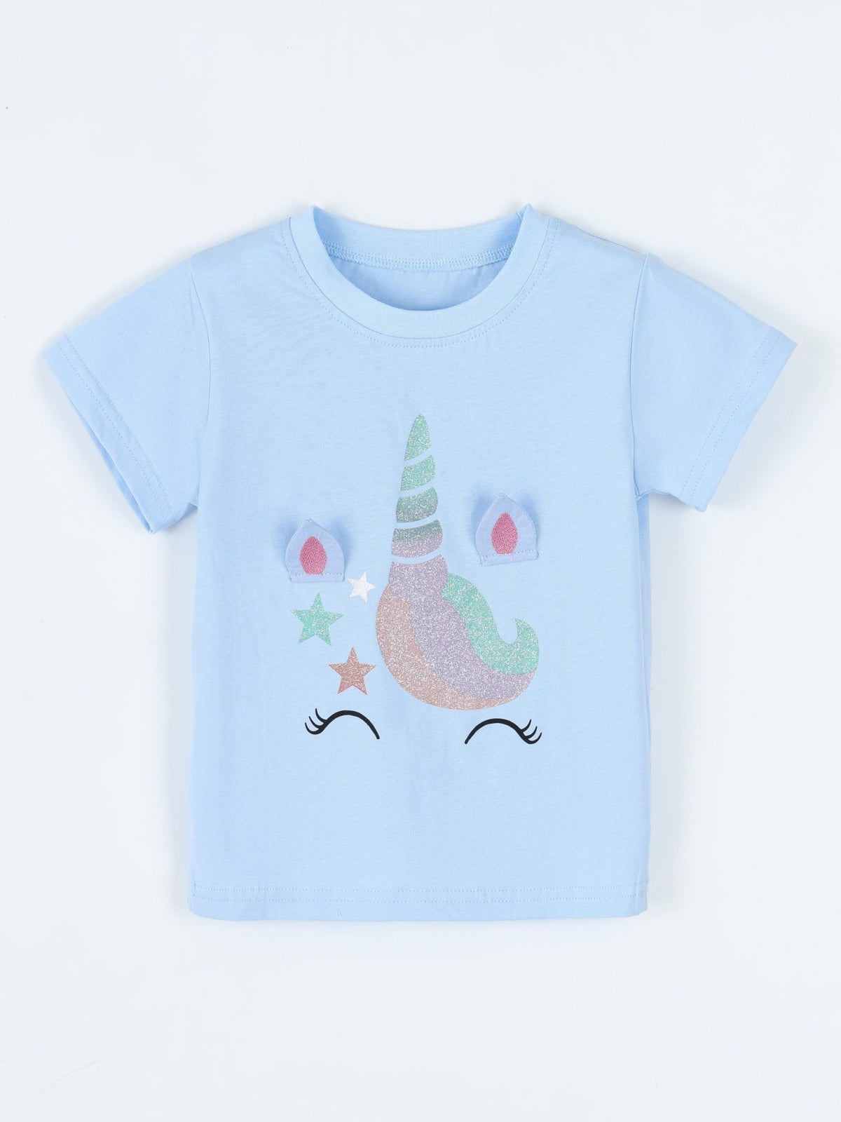 Children's Unicorn Graphic Short Sleeve T-Shirt