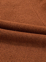 Contrast Knit V Neckline Cardigan