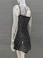 Rhinestone Decor Mini Cami Dress