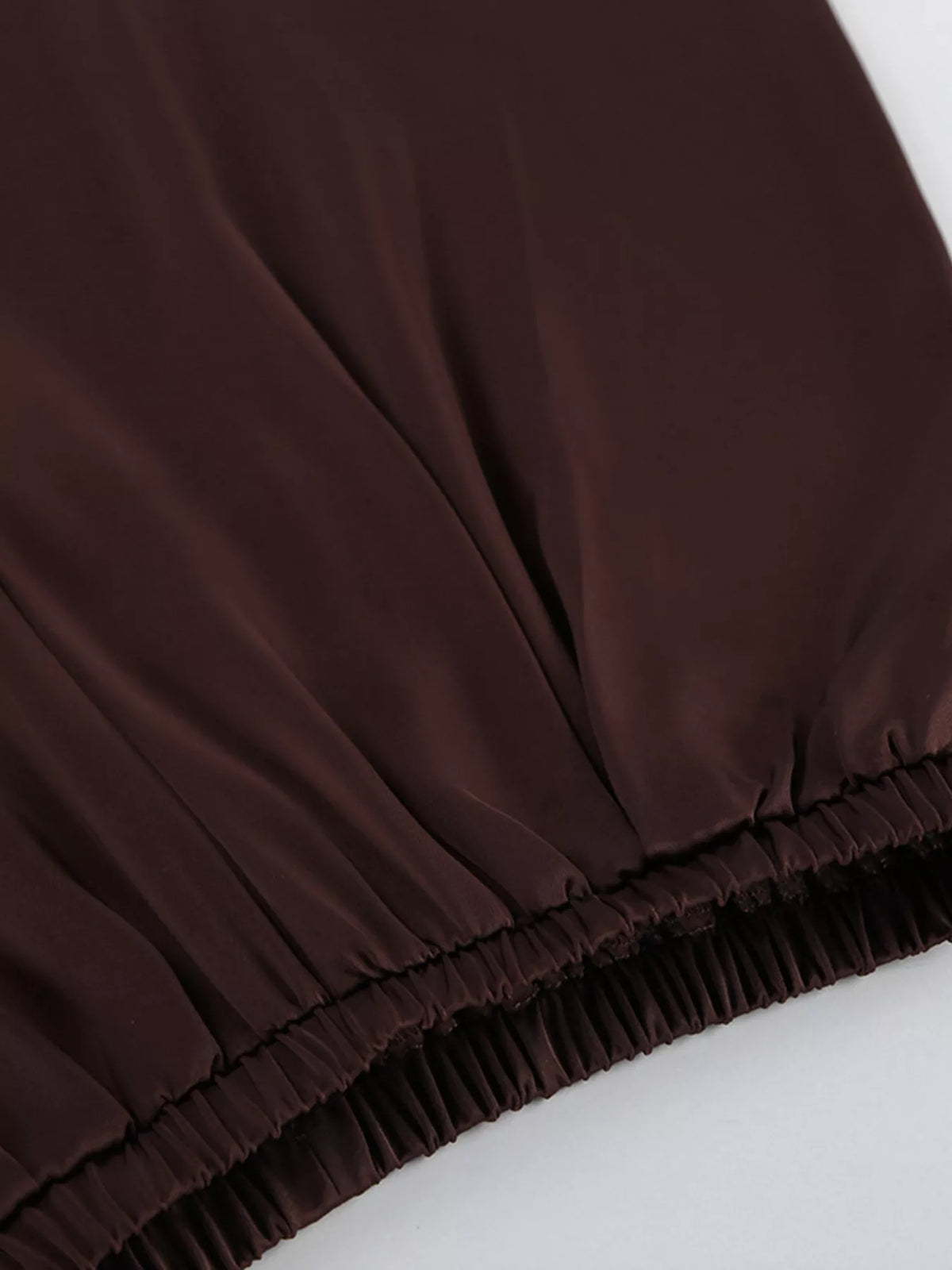 Ruffle V-Neck Cami and Wide-Leg Pants Two-Piece Set