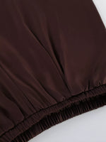 Ruffle V-Neck Cami and Wide-Leg Pants Two-Piece Set