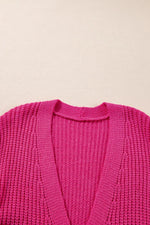 Chunky Knit Button-Down Cardigan