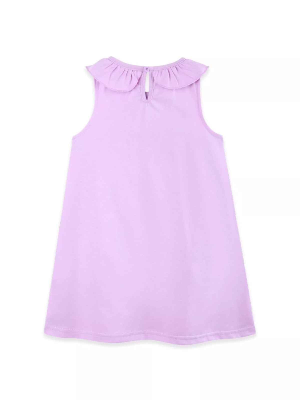Children's Ruffle Collar Floral A-Line Dress
