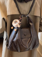 Vintage Style Leather Shoulder Bag