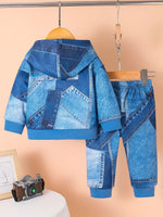Children's Bear Hoodie and Pants Set