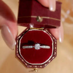 1 Carat 925 Sterling Silver Moissanite Ring