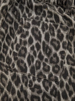Leopard Straight Loose Leg Jeans