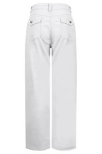 High Waist Jeans with Pockets