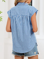 Gingham Button-Down Shirt