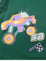 Children's Truck Graphic Short Sleeve Tee