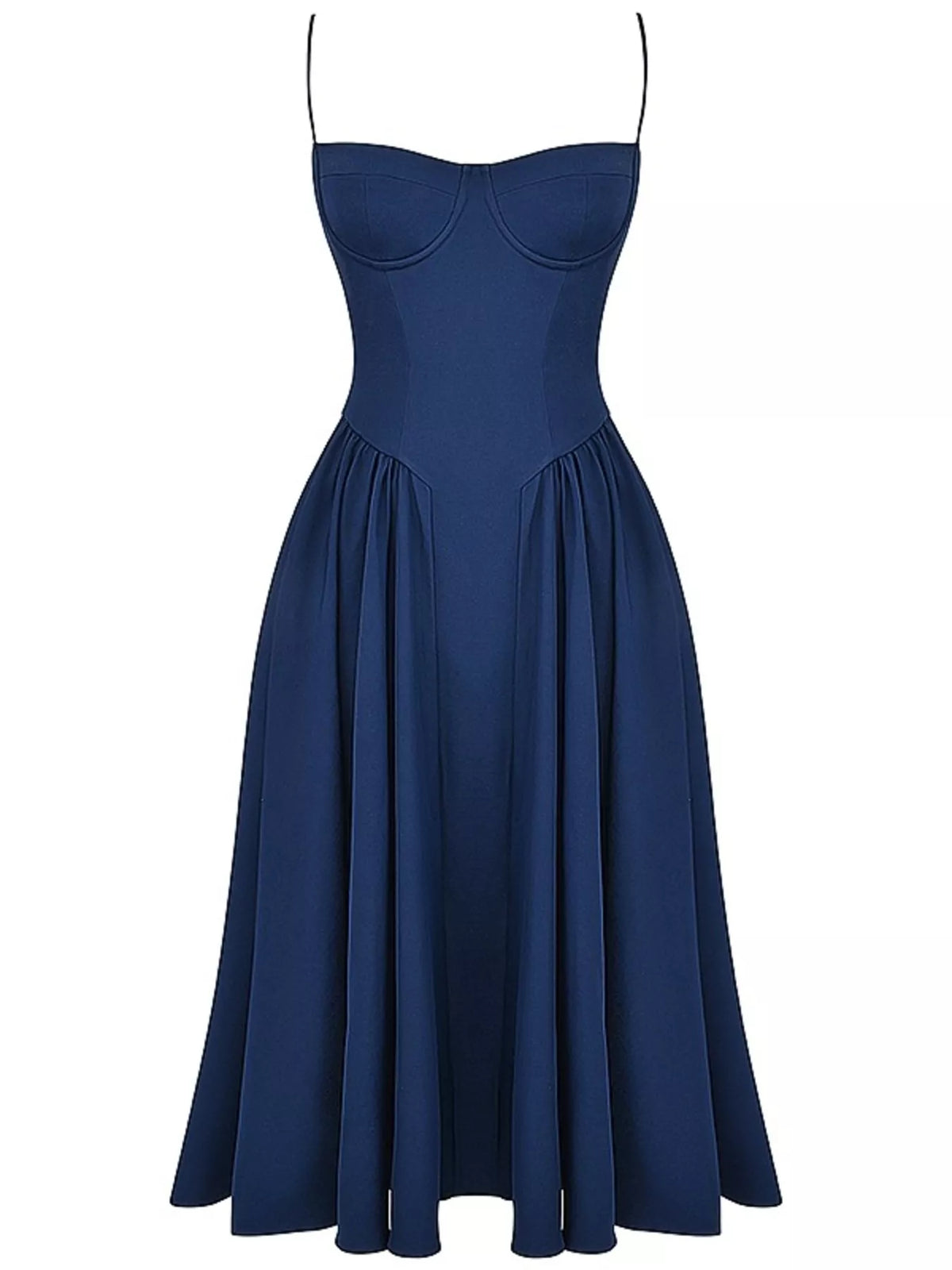 Sweetheart Neck Midi Cami Dress