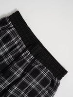 Relaxed Fit Plaid Pants