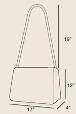 Fame Textured Mesh Knot Shoulder Bag