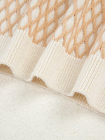 Textured Knit Mock Neck Sweater