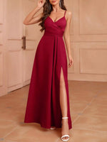 Slit Spaghetti Strap Maxi Dress