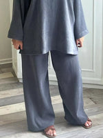 Relaxed Fit Corduroy Top and Pants Set