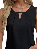 Keyhole Neck Tank Top