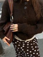 Button Down Long Sleeve Cardigan