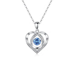 925 Sterling Silver Heart Pendant Necklace