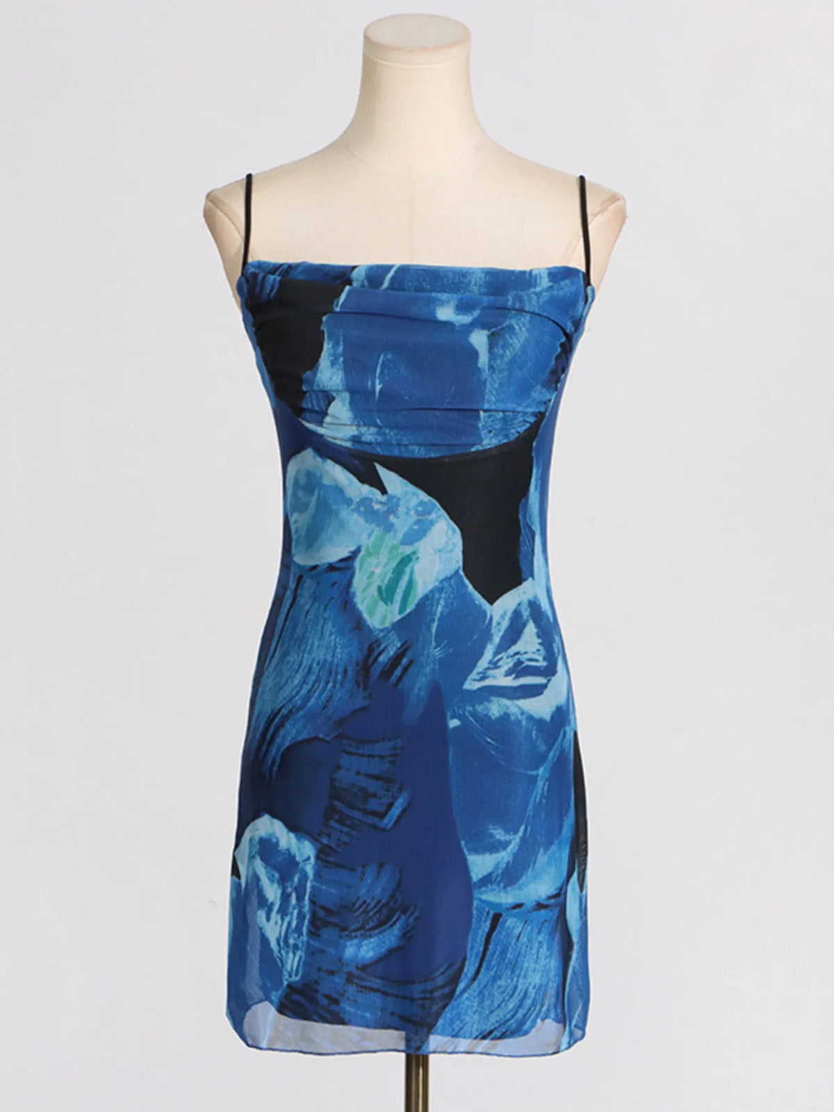 Cowl Neck Cami Mini Dress