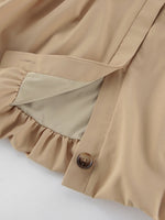 Puff Sleeve Button-Down Jacket
