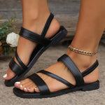 Open Toe Flats Sandals