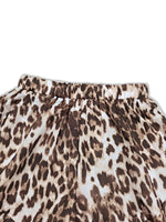Leopard Sleeveless Top and Skort Set