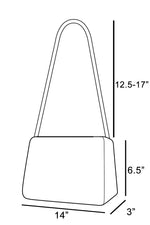 Fame Half Moon Fringe Buckle Strap Hobo Bag