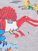 Children's Dinosaur Round Neck T-Shirt