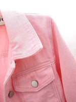 Full Size CroppedDenim Jacket Plus Size