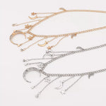 Moon & Star Charm Necklace