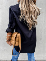 Button Up Roll-Tab Sleeve Shirt