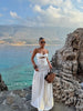 Donna Hollow Out Cinched Elegant Dress
