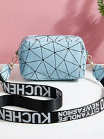 Geometric Pattern Crossbody Bag