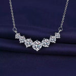 2.8 Carat Moissanite 925 Sterling Silver Necklace